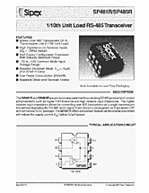 DataSheet SP485RC pdf